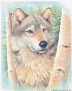 Wolf design by Kathy Goff