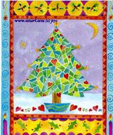Whimsical Christmas design by Jessica Sporn