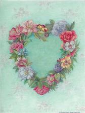 Floral Heart Wreath