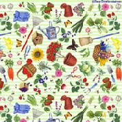Gardening Pattern by Susan Detwiler