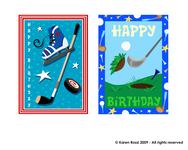 Sports Cards, hockey, golf