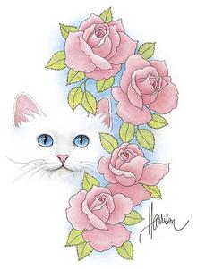 Cat design from the Harrison Collection