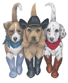 dog design from the Harrison Collection