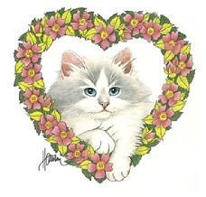 cat design from the Harrison Collection