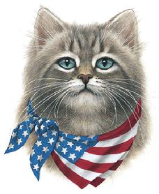 cat design from the Harrison Collection