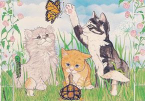Kitten design by Mary Badenhop
