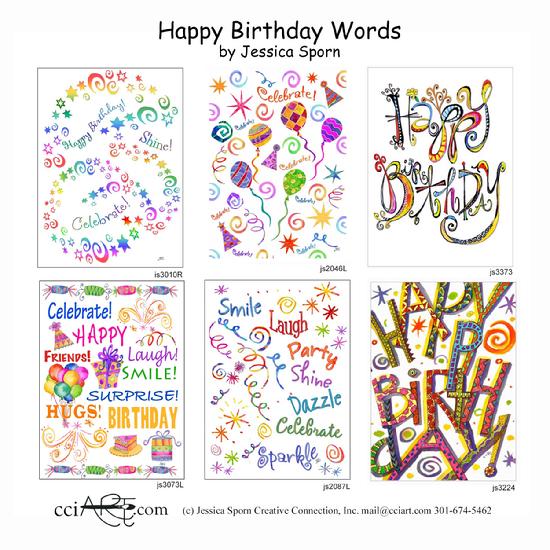 Six different ways to say Happy Birthday whimsically