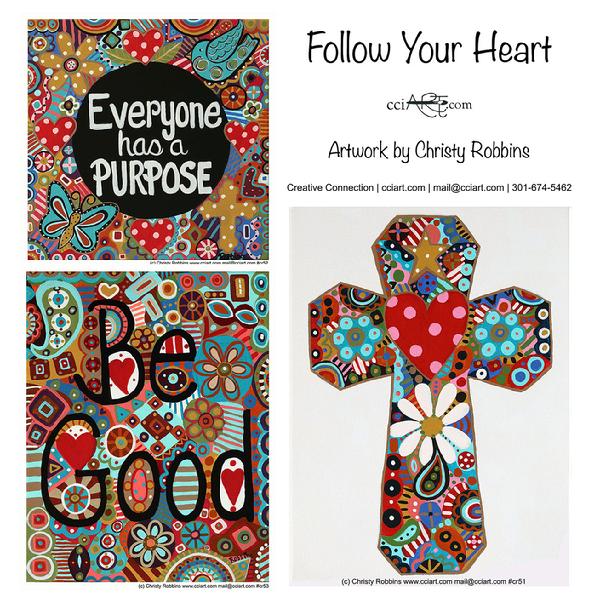 Three Inspirational Designs for modern decor including a beautiful floral cross, Be Good and Everyone Has a Purpose.