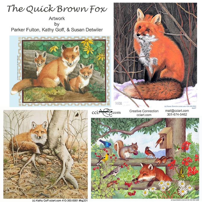 Four stunning Fox paintings.